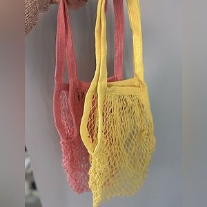 2/$10🌿 GUUD • French Market Mesh Tote Bags